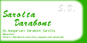 sarolta darabont business card